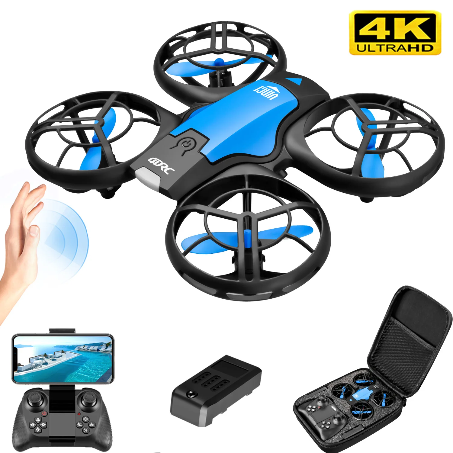 Drone Mapping - Nuevo Mini Dron V8 4K Profesional