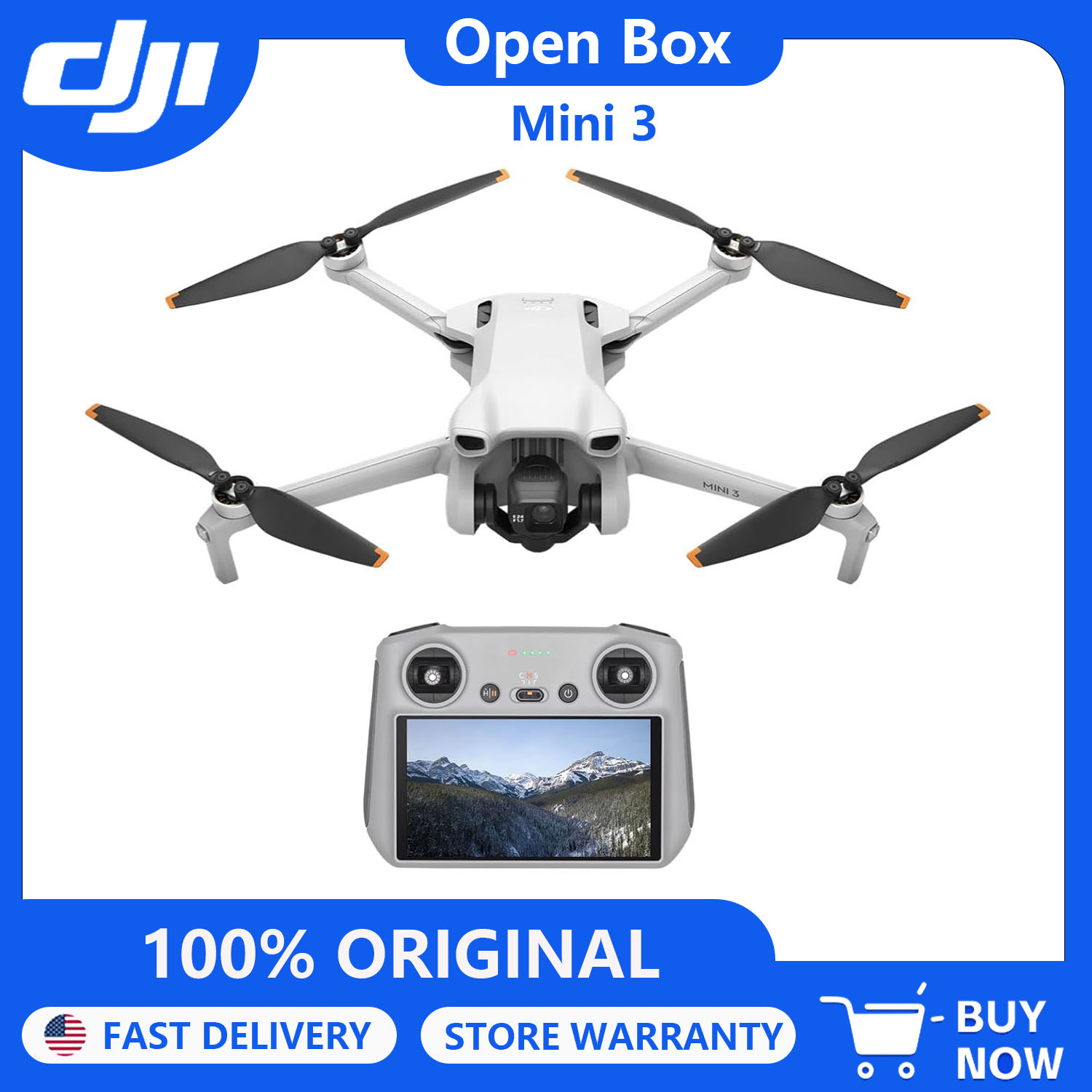 Drone Ndvi - DJI Mini 3 (DJI RC2) Reacondicionado,