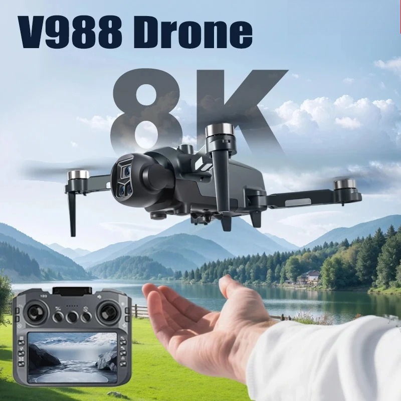 Drone Thermal Imaging - Dron Original V988 8K HD con
