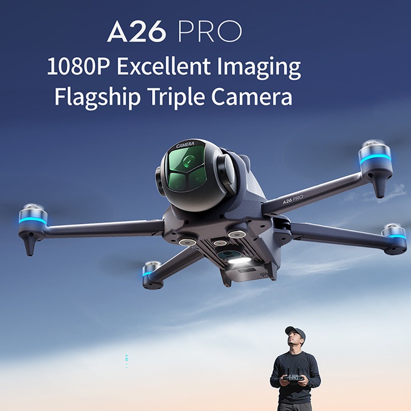 Dron A26 Pro con GPS, Control  - Drone Mapping reseña y precio