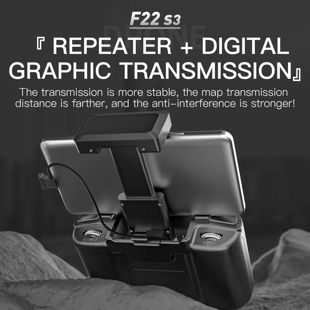 Dron SJRC F22 S3 pro plegable  - Drone Surveying reseña y precio