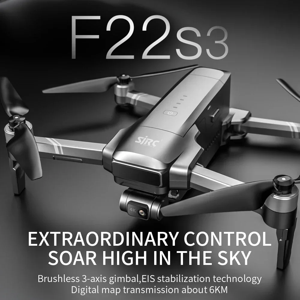 Dron SJRC F22 S3 pro plegable  - Drone Surveying reseña y precio